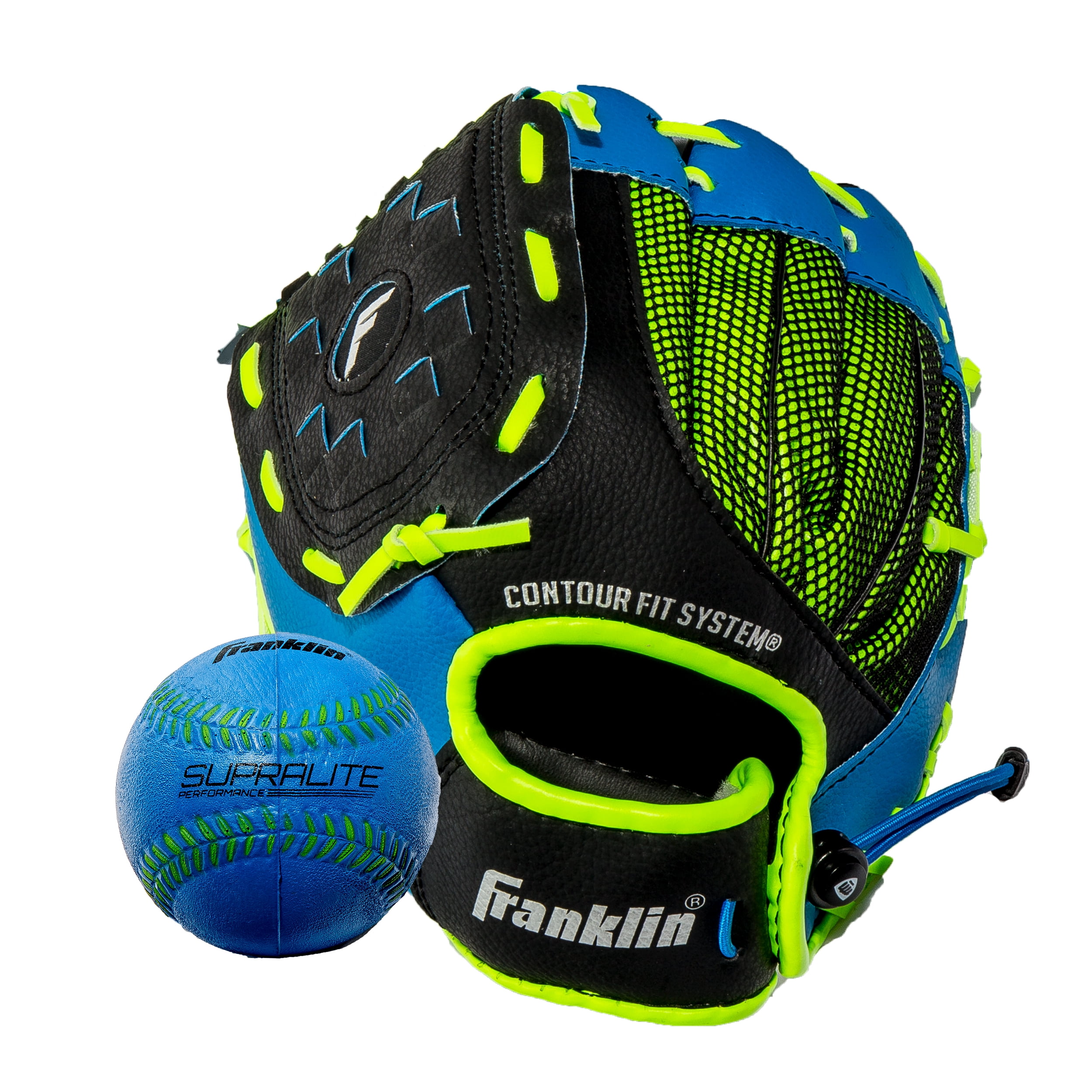 Franklin Sports 9.0 Neo Grip Teeball Glove Left Handed Blue