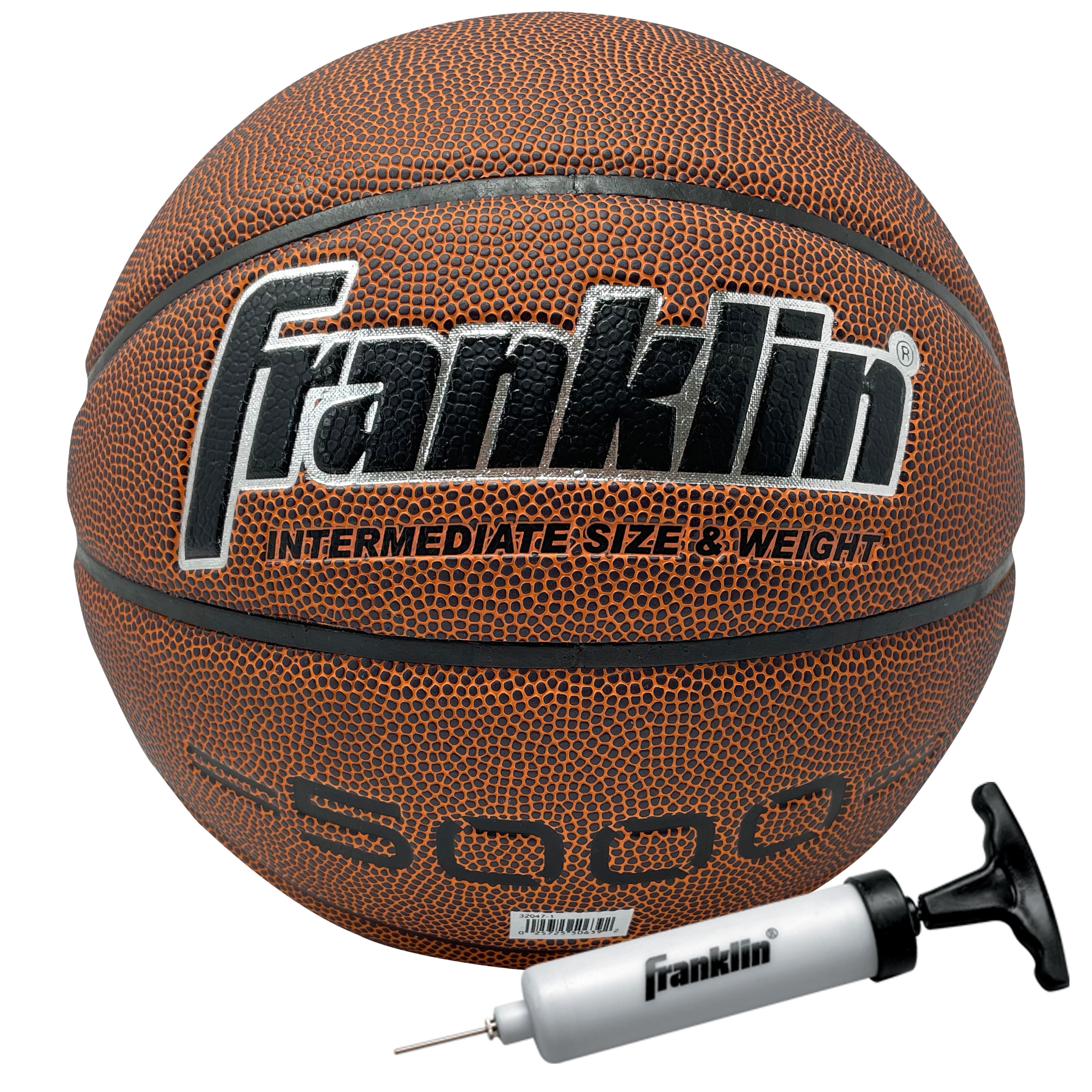 Franklin Sports Official Indoor Basketball with Air Pump, Size 28.5"