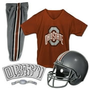 Franklin Sports Ohio State Buckeyes Kids College Football Uniform Set - Youth NCAA Uniform Set - Includes Jersey, Helmet, Pants - Youth Medium