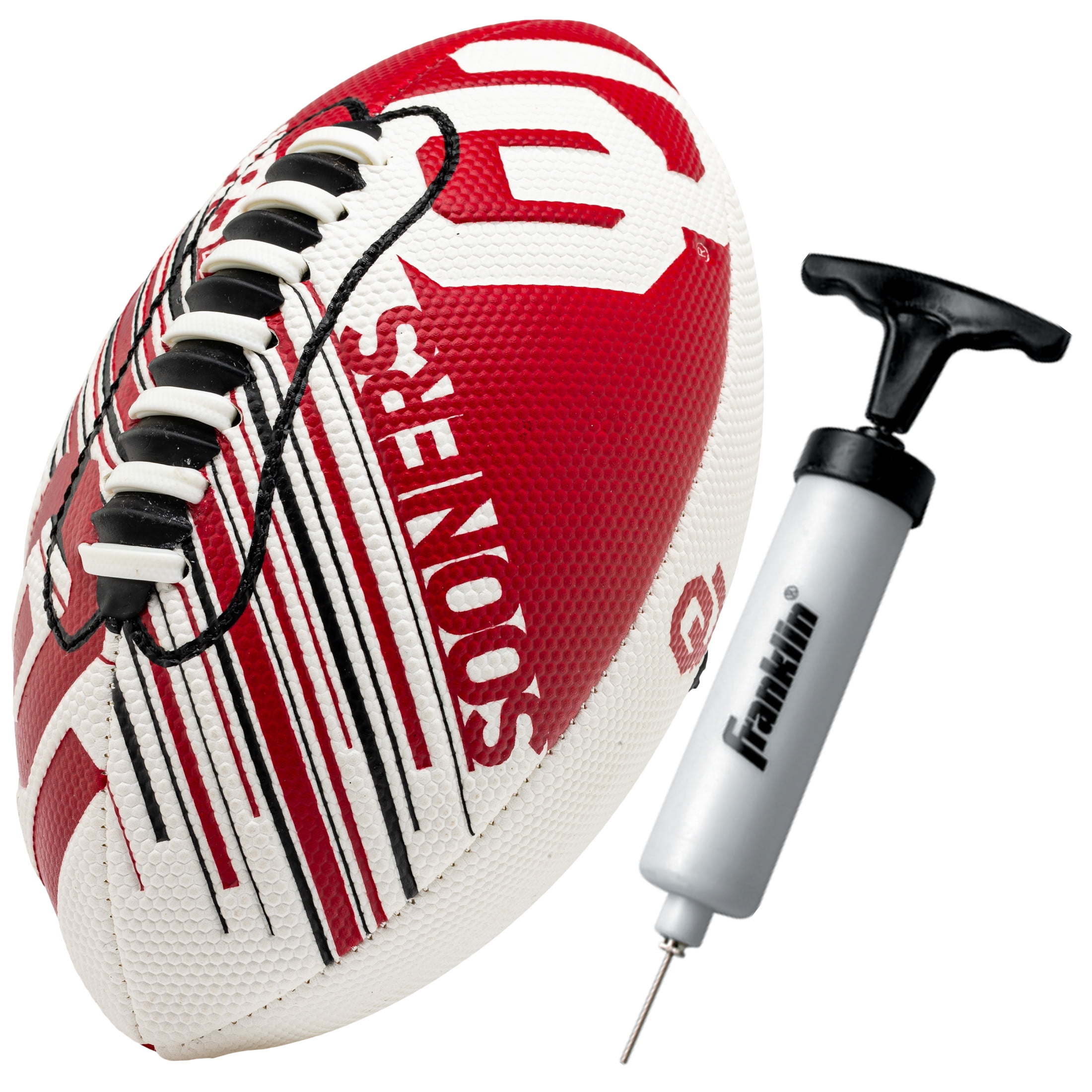 NCAA Oklahoma Sooners Football - Youth Mini Football - 8.5" Football- SPACELACE Easy Grip Texture- Perfect for Kids !