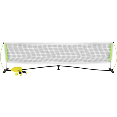 Franklin Sports Pickleball Net Set - Half Court Net, 2 Paddles + 2 Ball Set