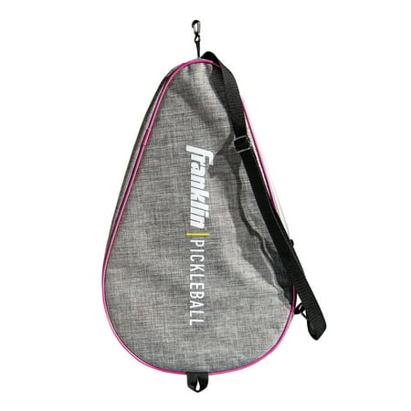 Franklin Sports Pickleball Paddle Bag - Portable Racket Case - Gray/Pink