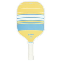 Franklin Sports Pickleball Paddle - Max Grit Fiberglass Surface - Polypropylene Core Pickleball Paddle - USA Pickleball (USAP) Approved - Yellow/Blue