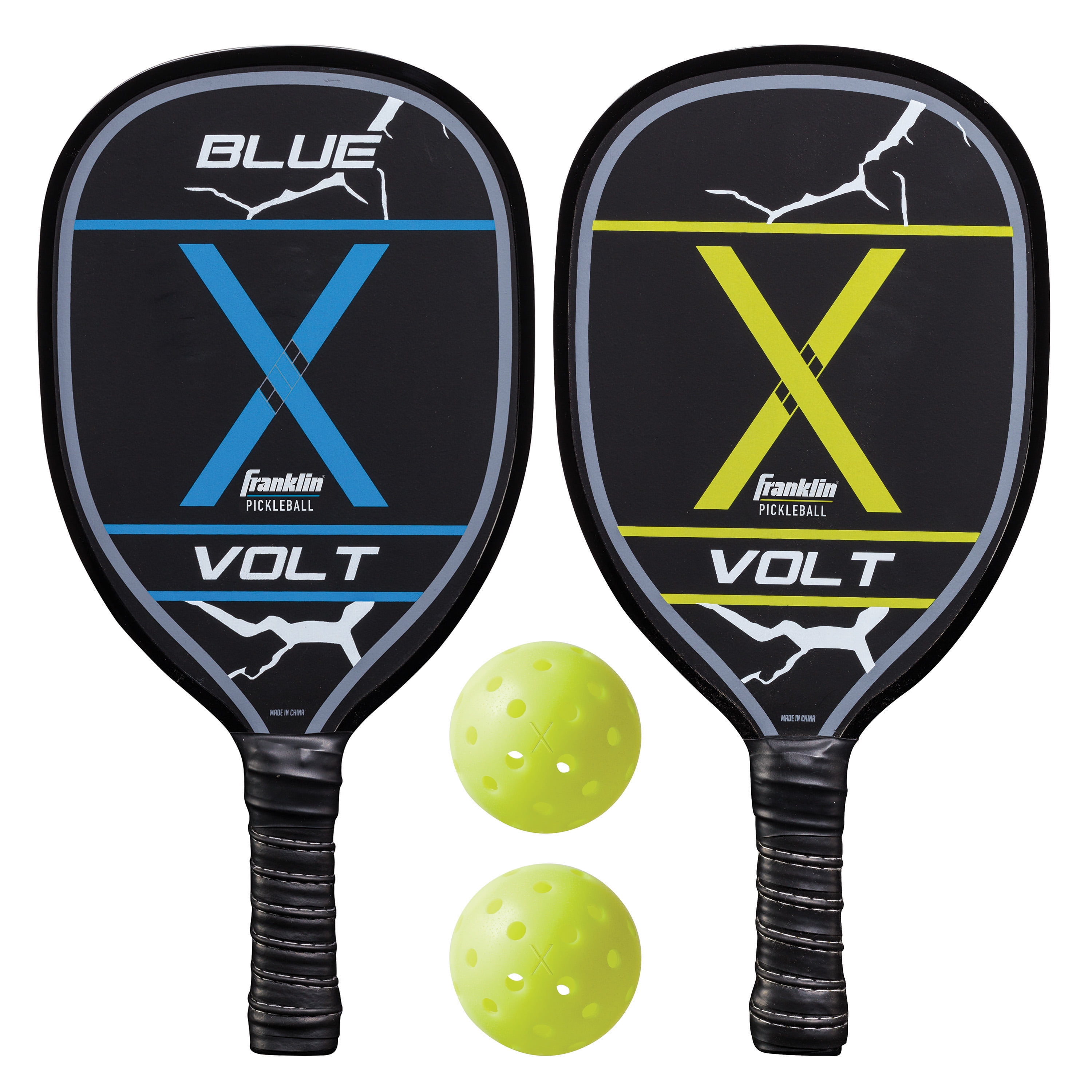 Franklin Sports Pickleball Paddle and Ball Set - Wooden Pickleball ...