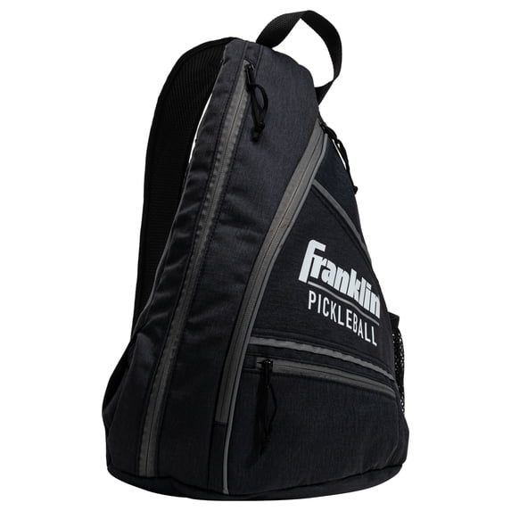 Franklin Sports Pickleball Sling Bag - Pickleball Equipment Backpack - Grey