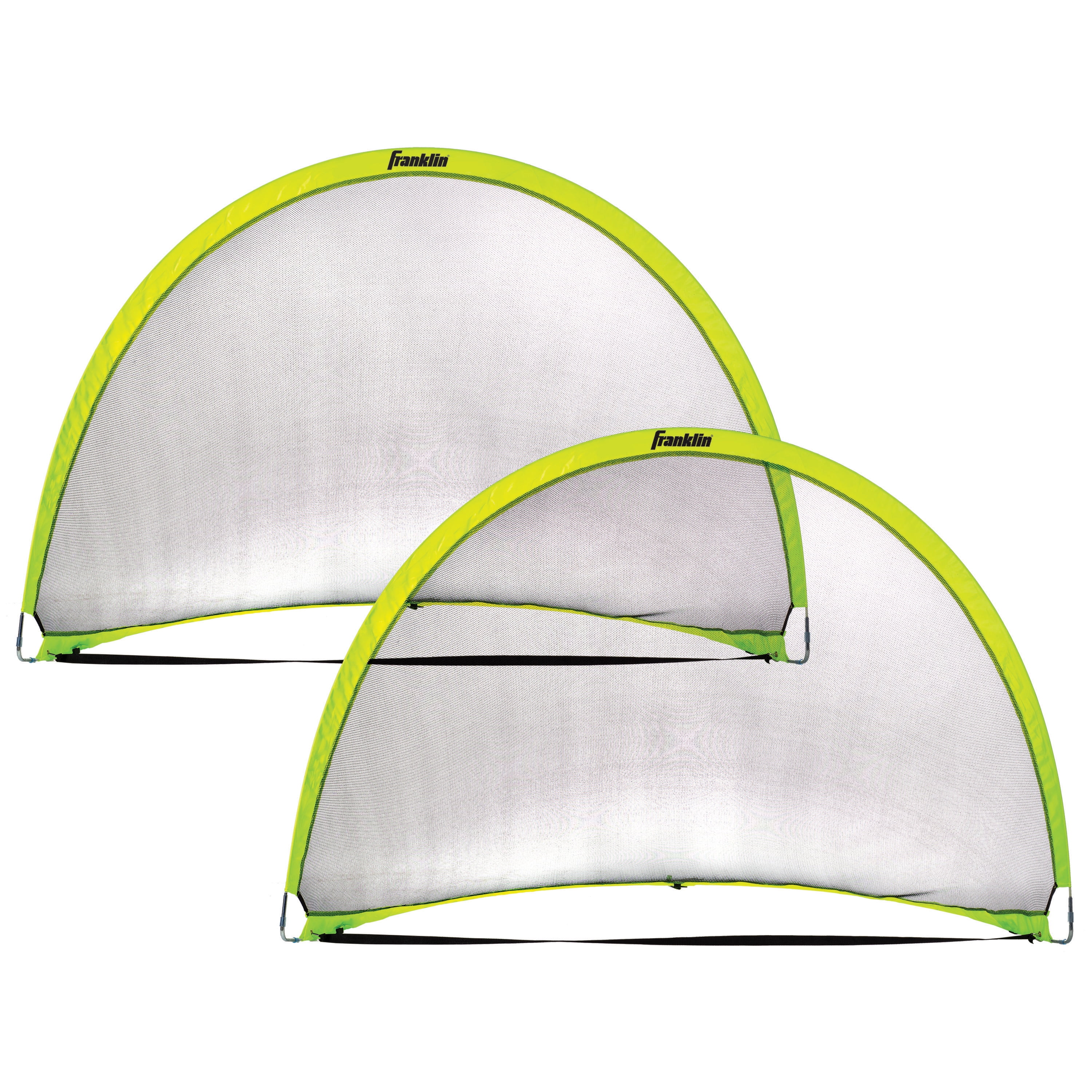 Franklin Sports Pop-Up 6' x 4' Dome Shaped Soccer Goals (2 Goals) 