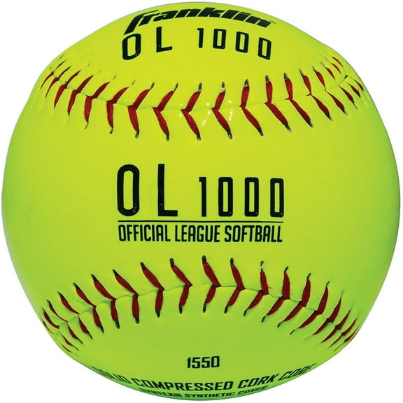 Franklin Sports Practice Softballs - Official Size and Weight Softball - Perfect For Softball Practice