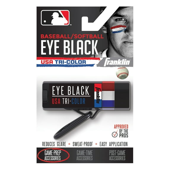 Franklin Sports Premium Eye Black - USA Tri-Color