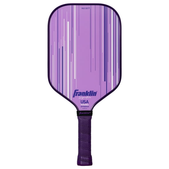Franklin Sports Pro Pickleball Paddles - Signature Series Pro Pickleball Paddle with MaxGrit Surface - USA Pickleball (USAPA) Approved Tournament Pickleball Paddle - 13mm Polypropylene Core - Lilac
