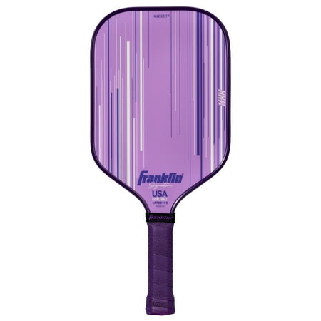 Franklin Sports Pro Pickleball Paddles - Signature Series Pro Pickleball Paddle with MaxGrit Surface - USA Pickleball (USAPA) Approved Tournament Pickleball Paddle - 16mm Polypropylene Core - Lilac