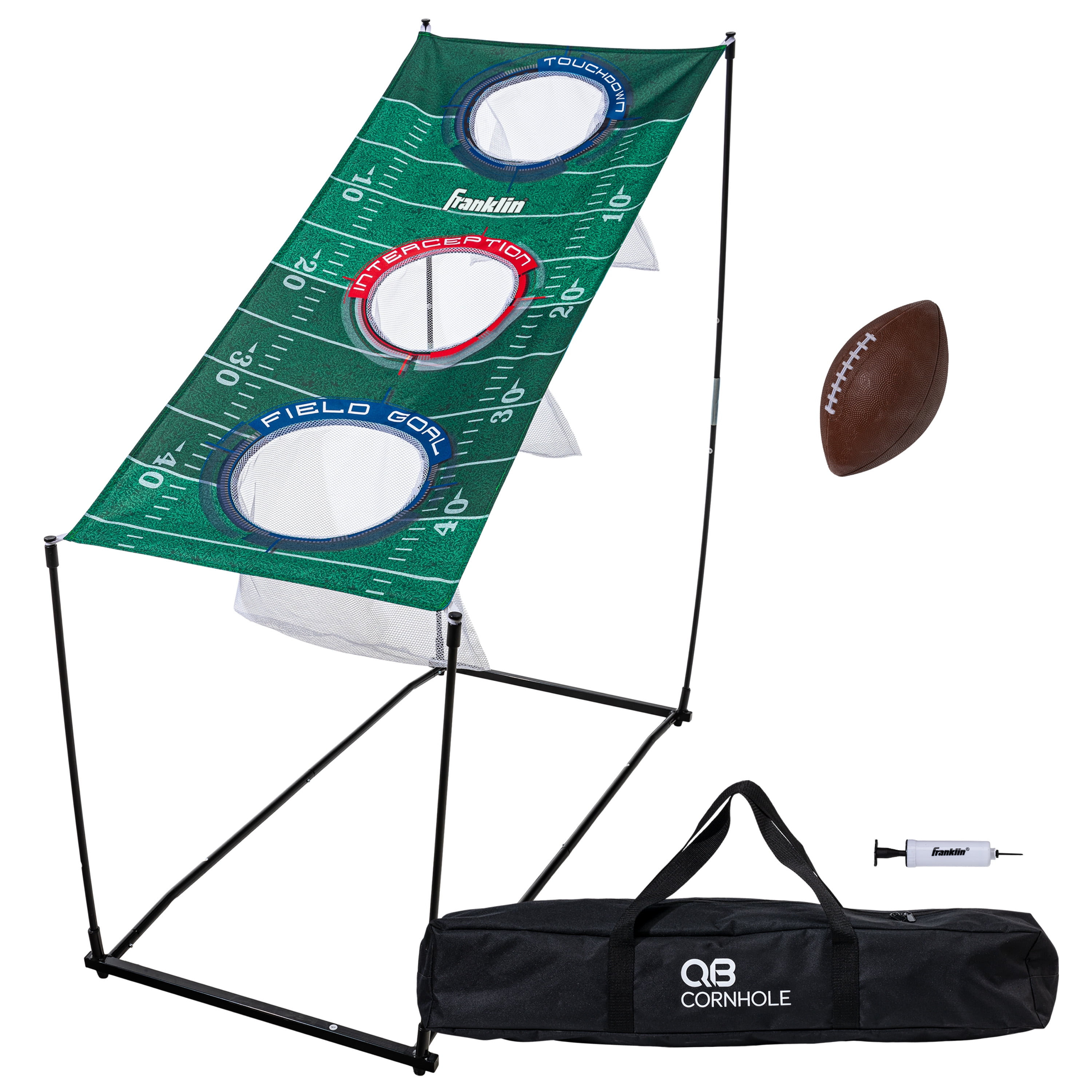 Franklin Sports 3-Hole Football Cornhole Target Toss Set