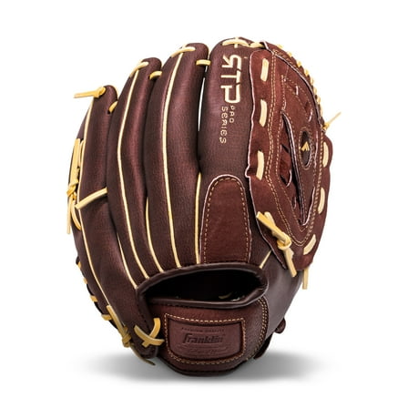 Franklin Sports RTP Pro Baseball Glove - Adult + Youth Fielding Mitt - 12.5" Righty - Brown