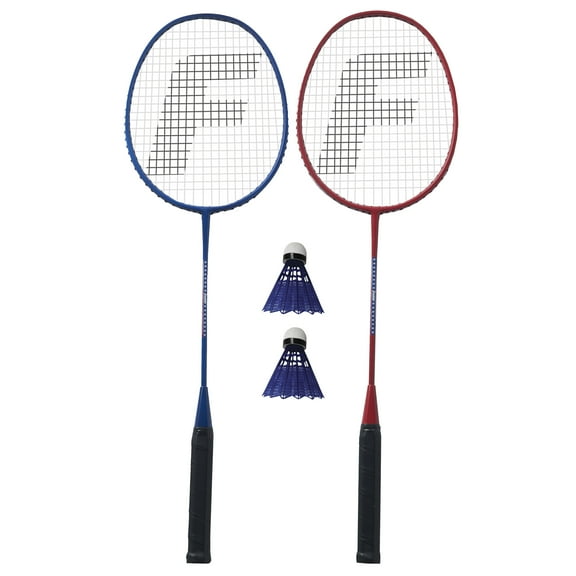 Franklin Sports Red, White and Blue 2 Player Badminton Racket Set