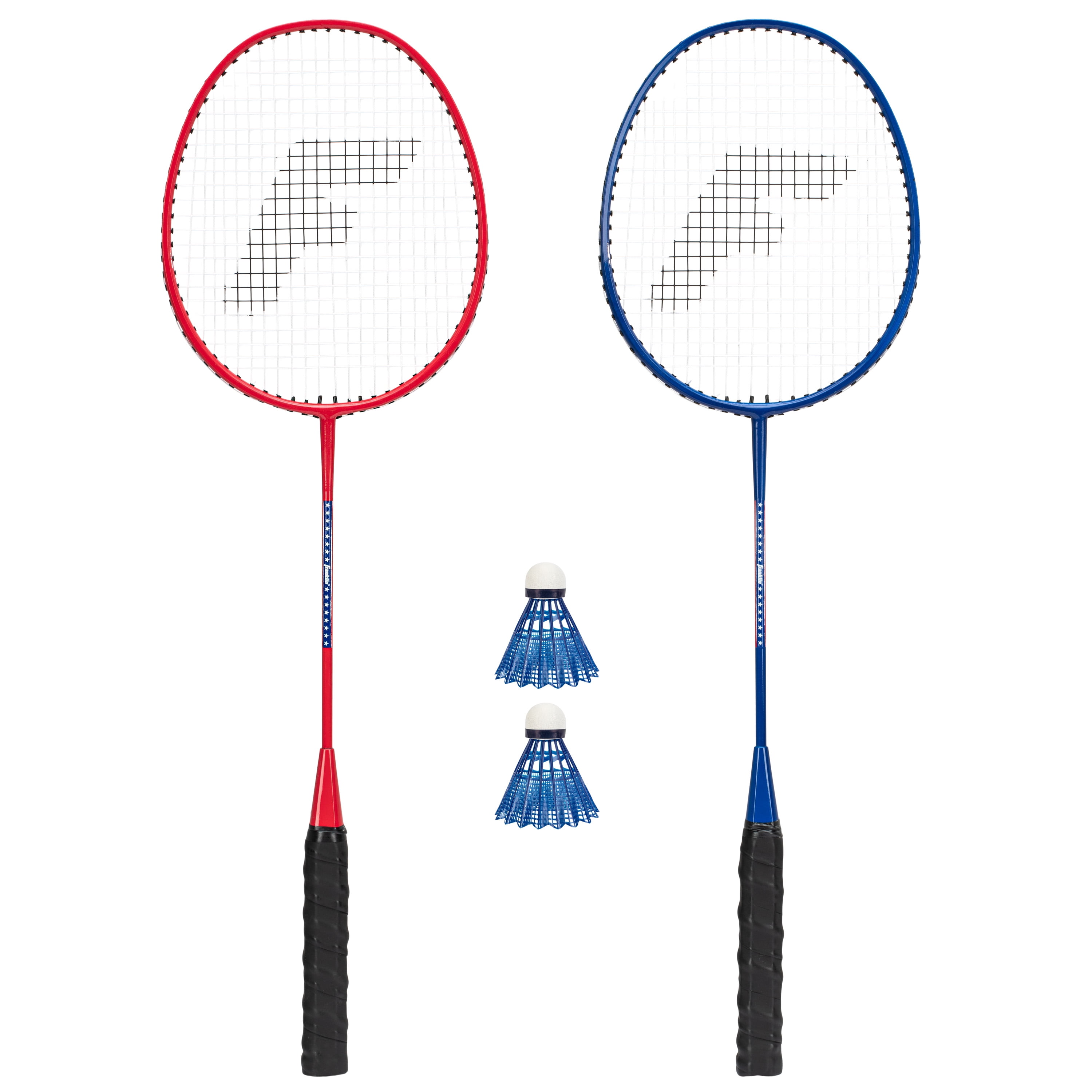Franklin Sports Red, White and Blue 2 Player Badminton Racket Set