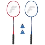 Franklin Sports Red, White and Blue 2 Player Badminton Racket Set
