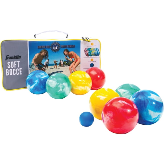 Franklin Sports Red, White and Blue Bocce Set
