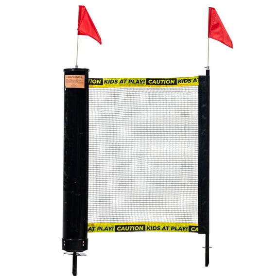 Franklin Sports Retractable Driveway Barrier Visual Safety Barrier