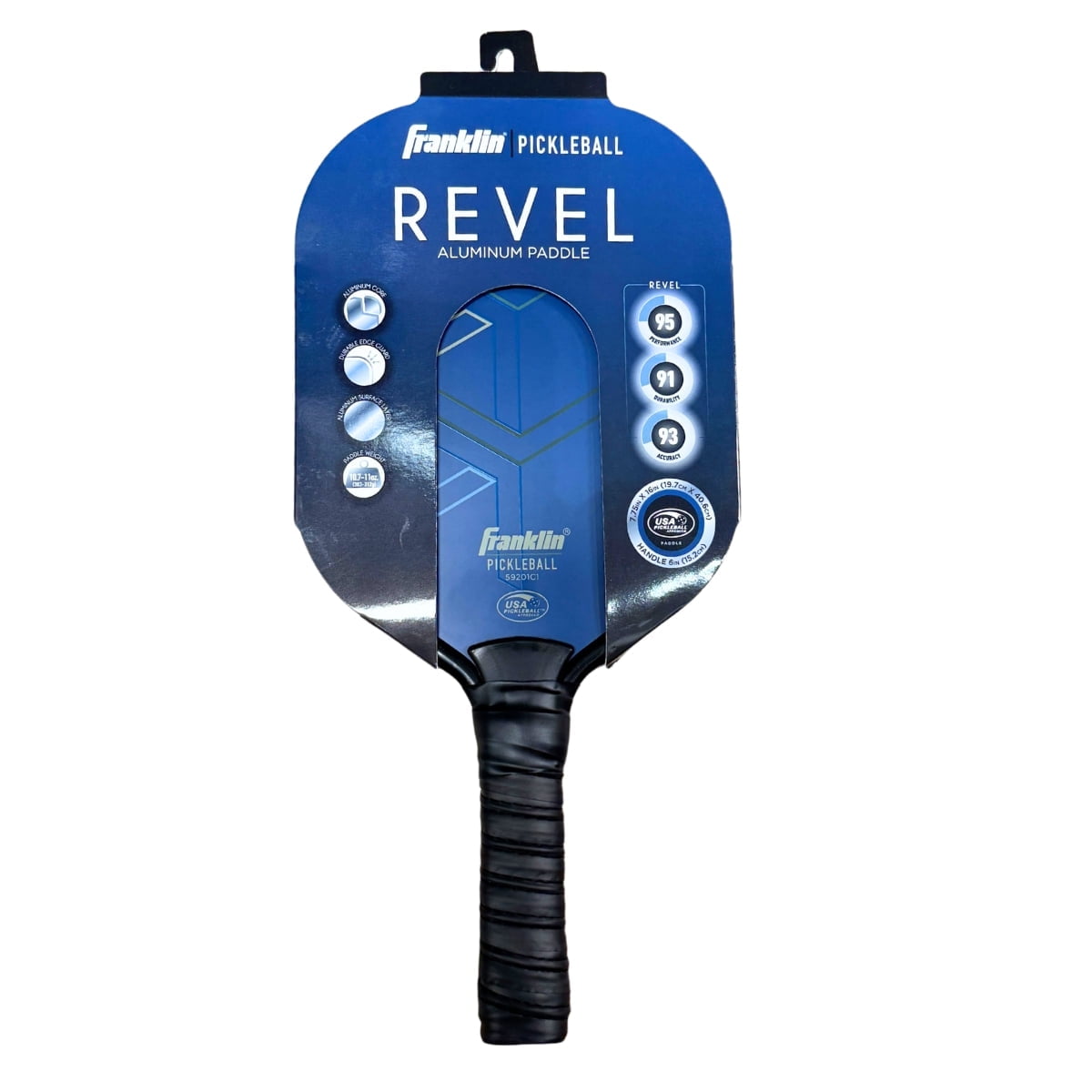 Franklin Sports Revel Aluminum Navy Blue Pickleball Paddle