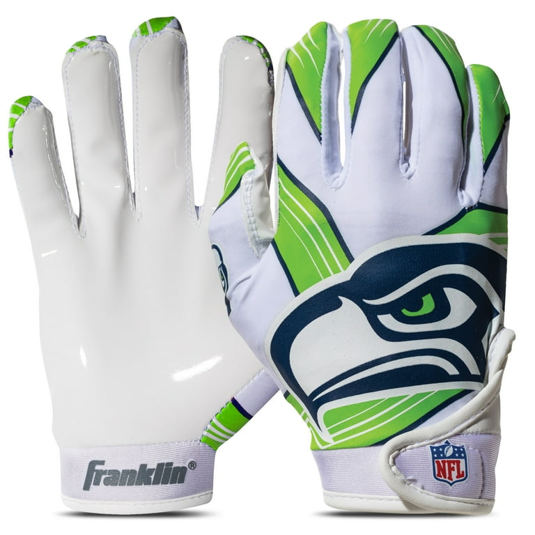 Franklin Sports Seattle Seahawks Youth NFL Receiver Gloves M/L