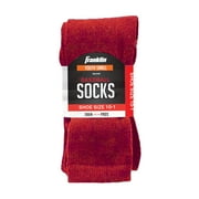 Franklin Sports Small Baseball Socks, Red