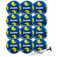 Franklin Sports Soccer Balls + Pump Set (12) Size 4 Balls Blue