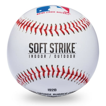 Franklin Sports MLB Soft-Strike Teeballs, Official Size, 12 Pack with Mesh Bag
