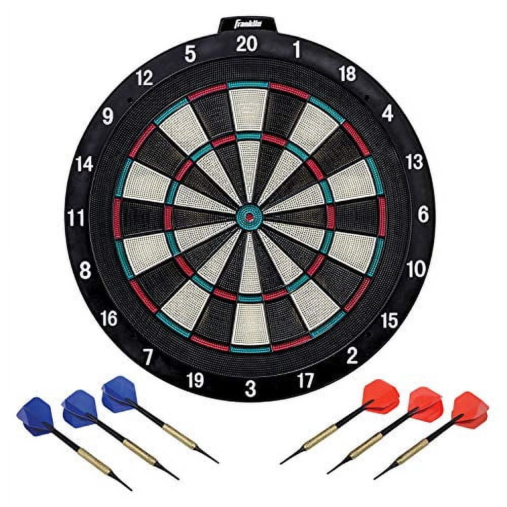 Black and Gray Soft Tip Dartboard with Darts