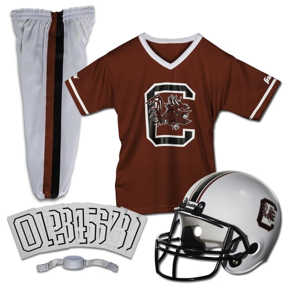 Franklin Sports NCAA Uniform Set - Youth Small - South Carolina Gamecocks