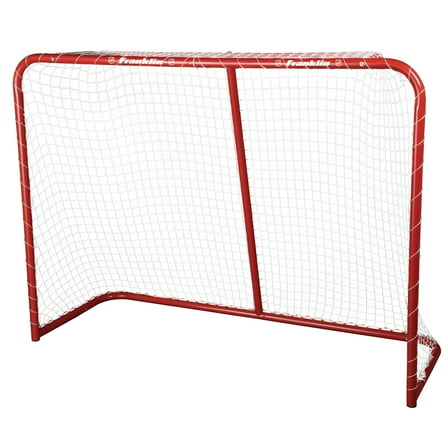 Franklin Sports Youth Street Hockey Net - Indoor Outdoor Steel Hockey Goal for Kids - 54in x 44in x 22in