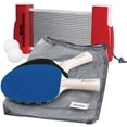 thumbnail image 1 of Franklin Sports Table Tennis To-Go  Complete Portable Ping-Pong Set  Includes Ping-Pong Paddles, Balls, and Net, Plus Easy-Carry Bag  Easy Set-Up  Expands to 6  Easily Attaches to Table Surfaces, 1 of 6