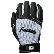 Franklin Sports Teeball Flex Series Batting Gloves - Black/White - Youth Large