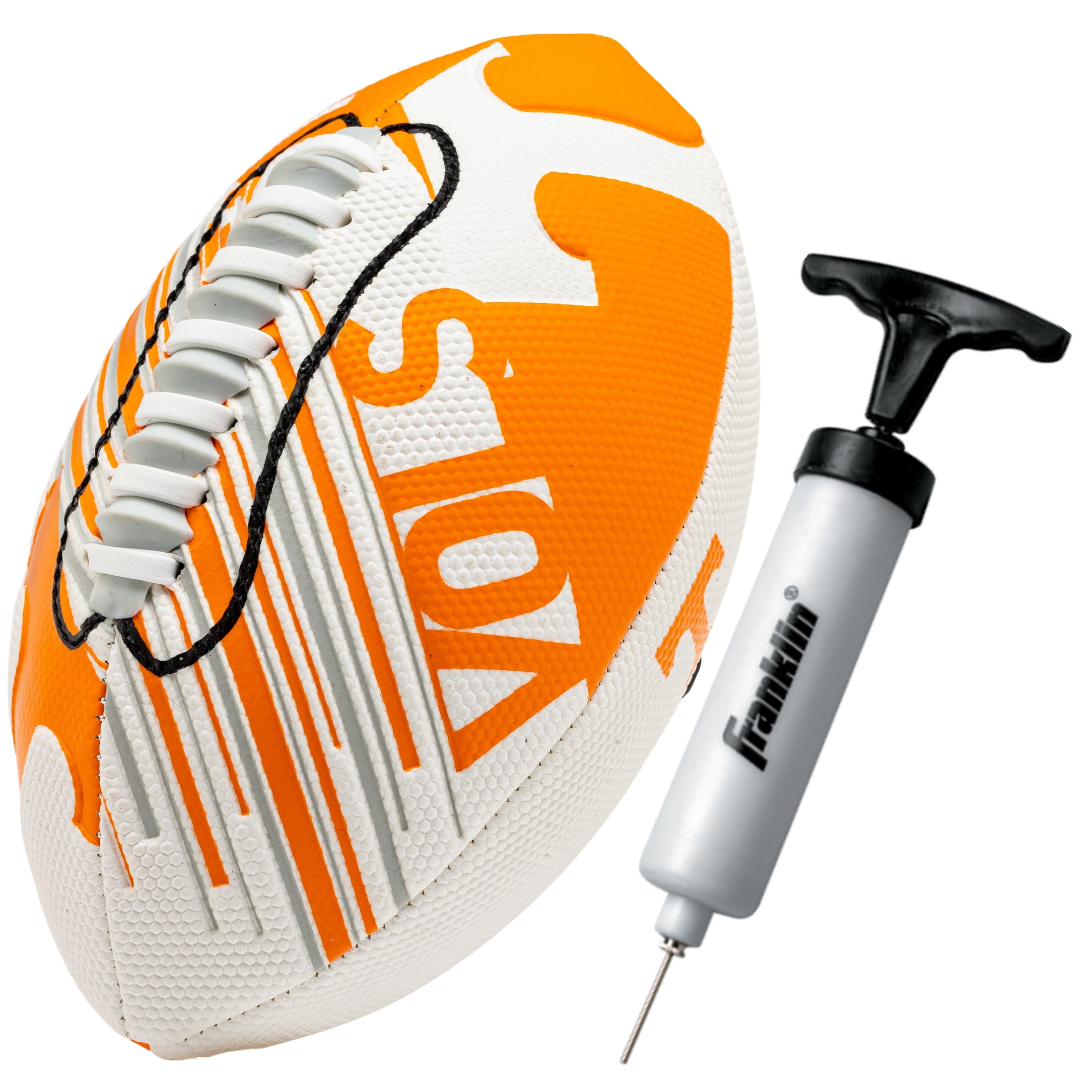 NCAA Tennessee Volunteers Football - Youth Mini Football - 8.5" Football- SPACELACE Easy Grip Texture- Perfect for Kids !
