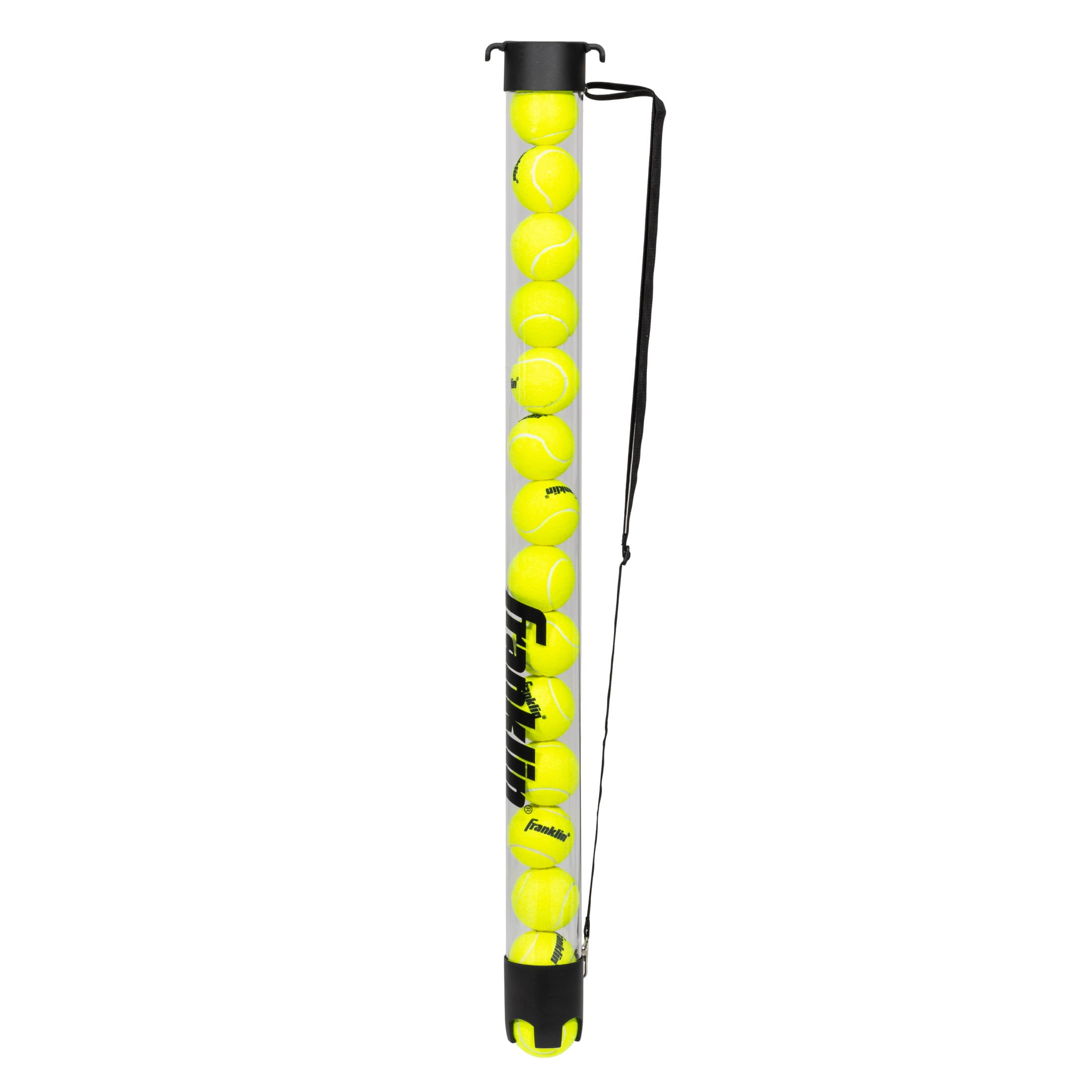 Franklin Sports Tennis Ball Tube Hopper Lightweight, 15 Ball Capacity