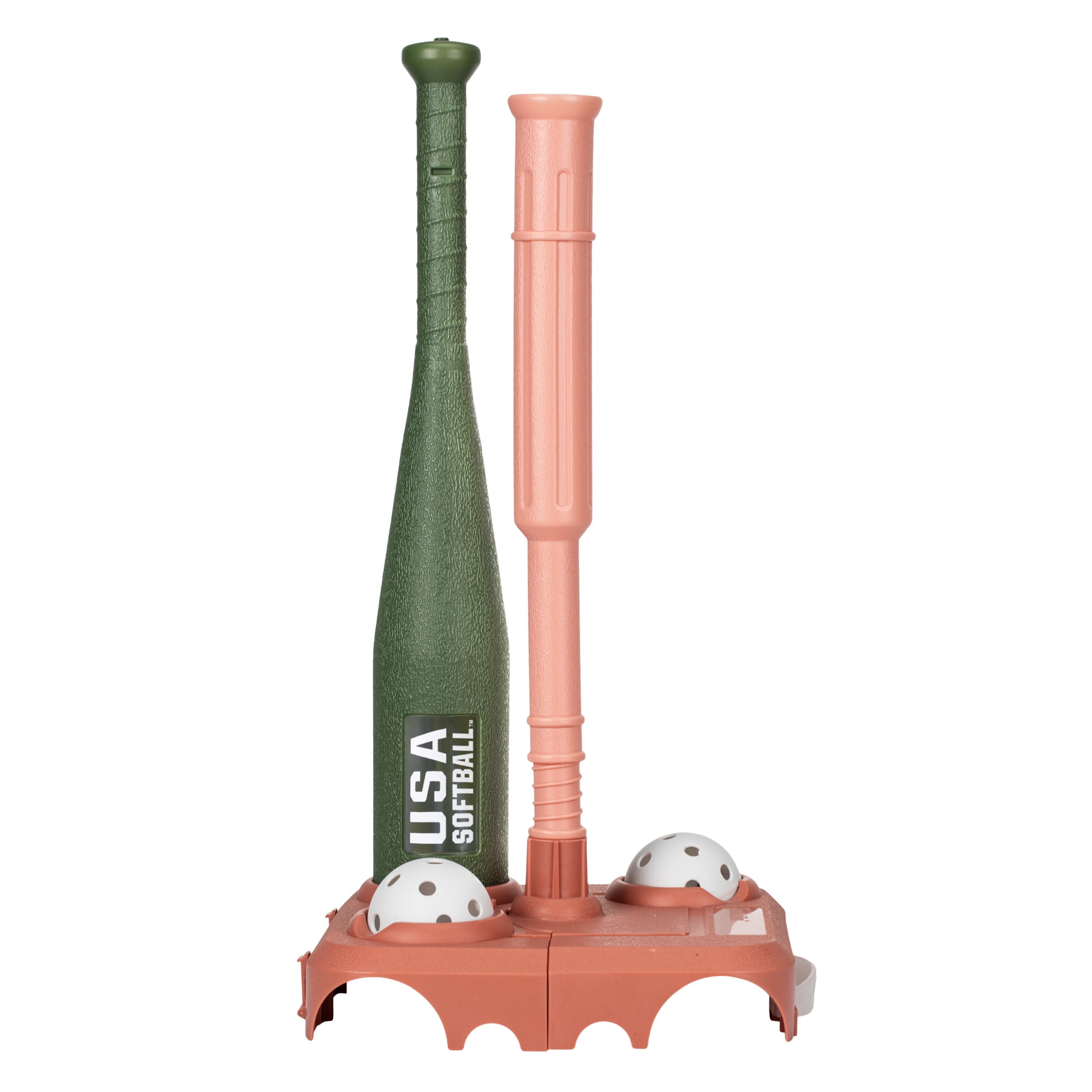 Franklin SportsSoftball Fold Away Kids Batting Tee with Bat + Ball Set
