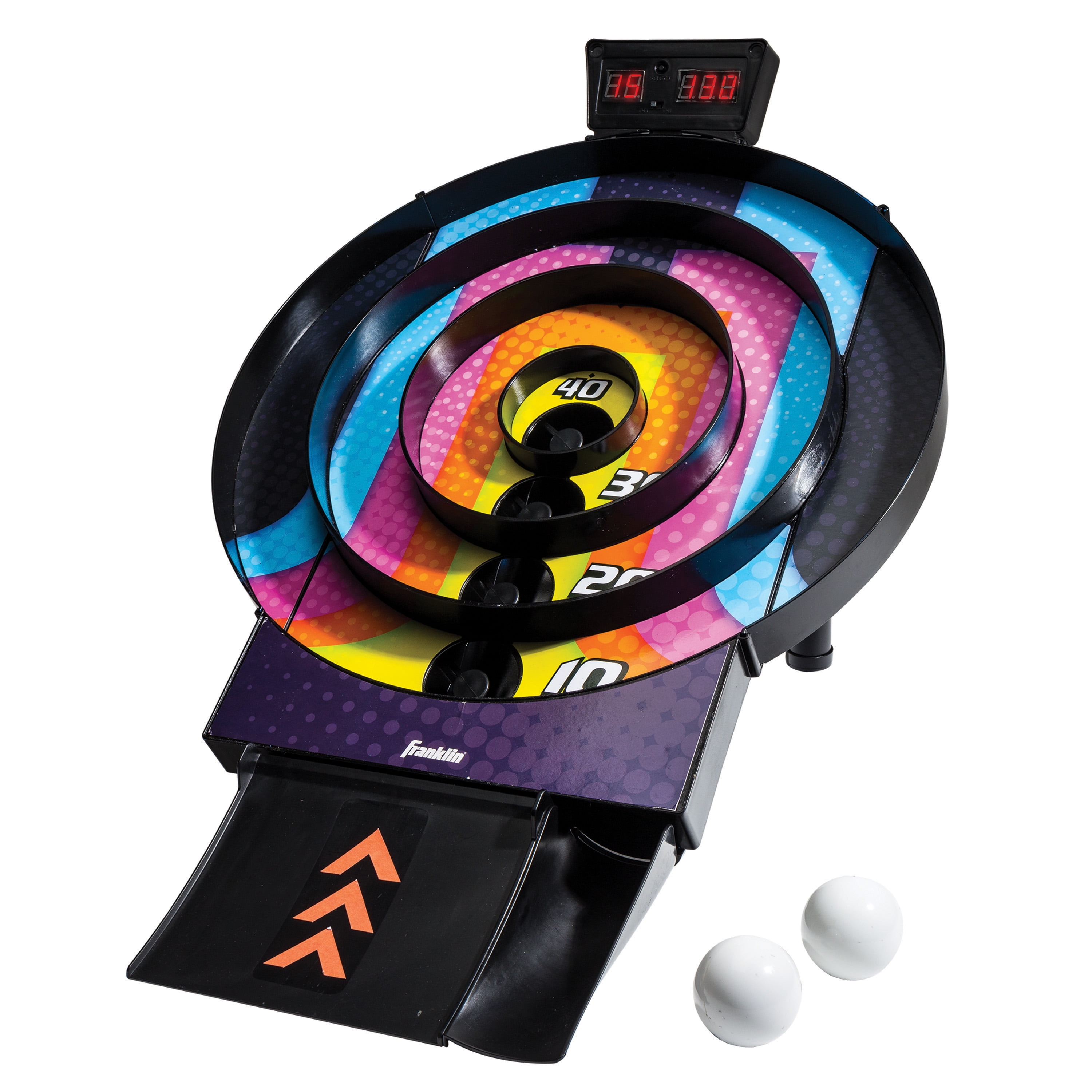 Franklin Sports Whirl Ball Arcade Game - Game Room Ready Tool Free Arcade Game - Auto Scoring Electronics With Arcade Ball Return Ramp Great For Kids And Family Fun!