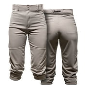Franklin Sports Youth Baseball Pants - Gray - Large
