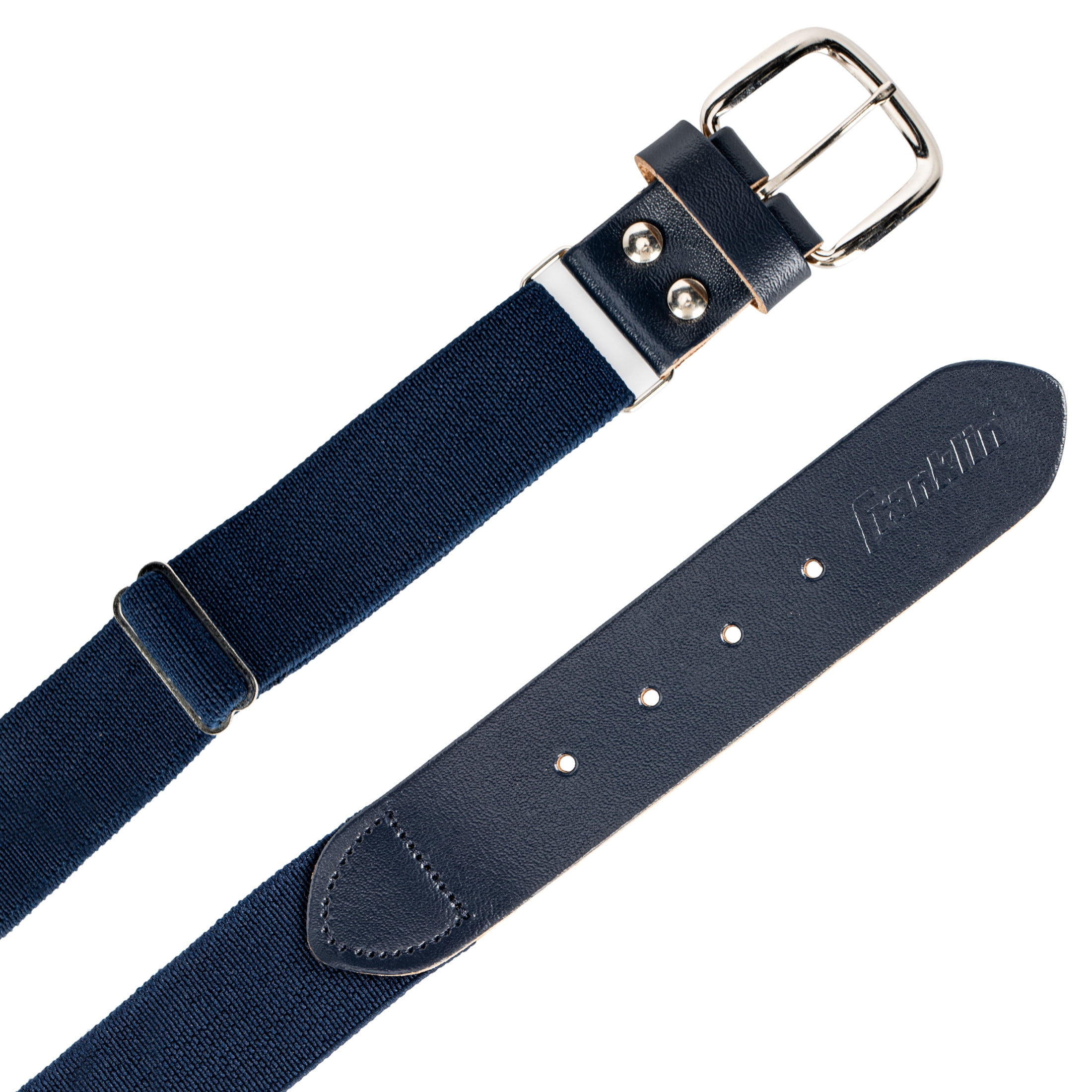 Ceinture Élastique Jeunesse Baseball/Softball Champro Marine Avec Onglet Cuir - Neuf Pour Uniforme Sportif