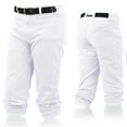 thumbnail image 1 of Franklin Sports Youth Baseball + Softball Pants - Knee High White Baseball Pants for Kids - Boys + Girls Knicker Style Baseball + Softball Pants with Belt Loop - White - Youth Small, 1 of 10
