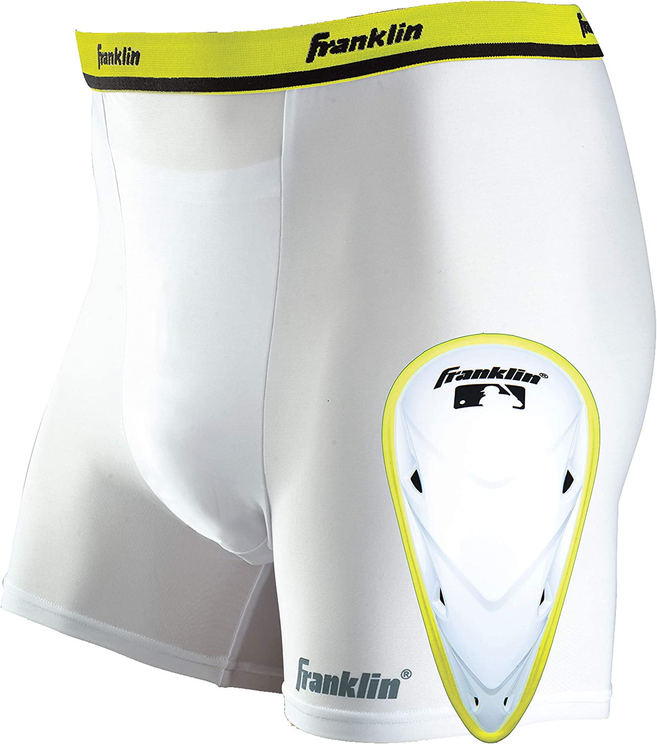 Franklin Sports Youth Flexpro Compression Short & Cup, Large & XL