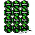 thumbnail image 1 of Franklin Sports Youth Soccer Balls - F-100 Size 4 - 12 pack - Black/Green, 1 of 8