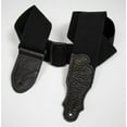 thumbnail image 1 of Franklin Strap - 2'' cotton - Guitar Strap - Black With Black End Tab, 1 of 2