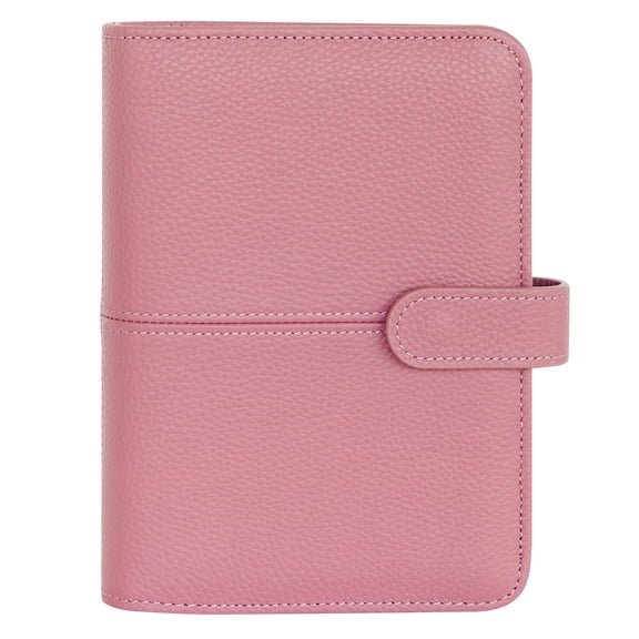 FranklinCovey Anna Leather Snap Binder (Pocket Size, Nostalgia Rose )