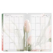 FranklinCovey Blooms Two-Page Monthly Calendar Tabs Compact Size, Jan 2027 - Dec 2027