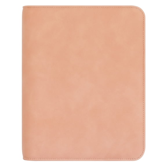 FranklinCovey Bryce Simulated Leather Open Binder (Classic Size, Sandstone Pink)