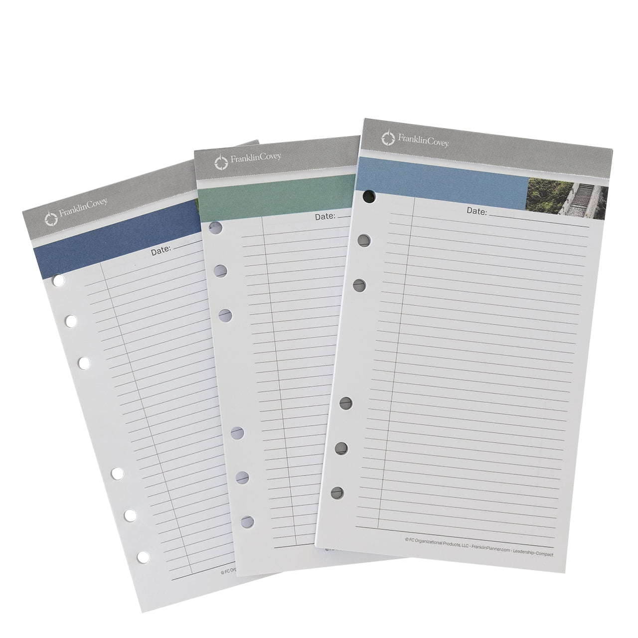 FranklinCovey Compact Leadership Portfolio Notepads - Set of 3