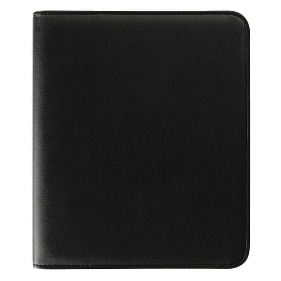 FranklinCovey Simulated Leather Open Wide Wire-bound Cover (Classic Size, Black)