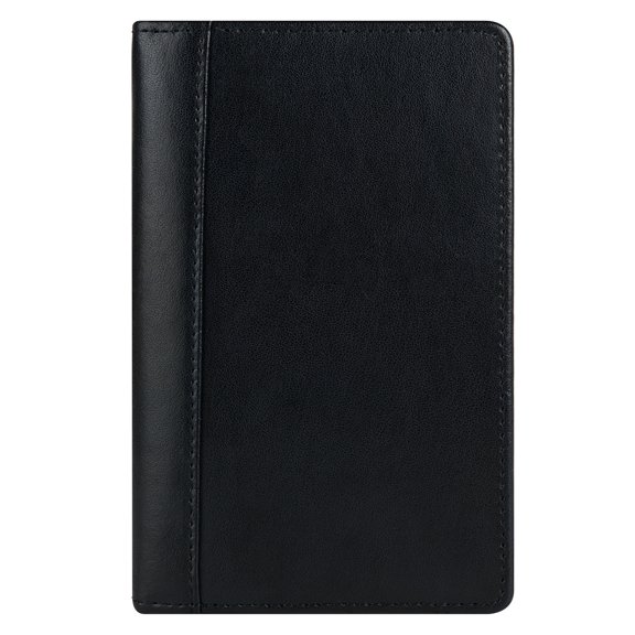 FranklinCovey FC Signature Leather Open Binder (Pocket Size, Black)
