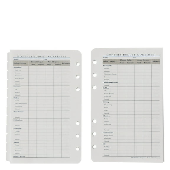 FranklinCovey Financial Plans Pack (Compact Size)