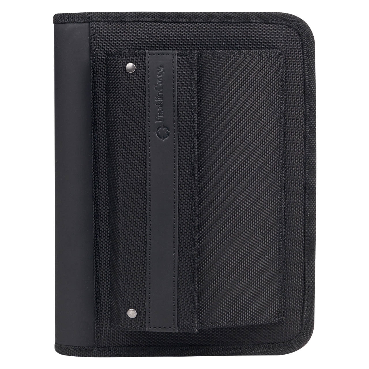 FranklinCovey Friday Nylon Zipper Binder (Compact Size, Black)