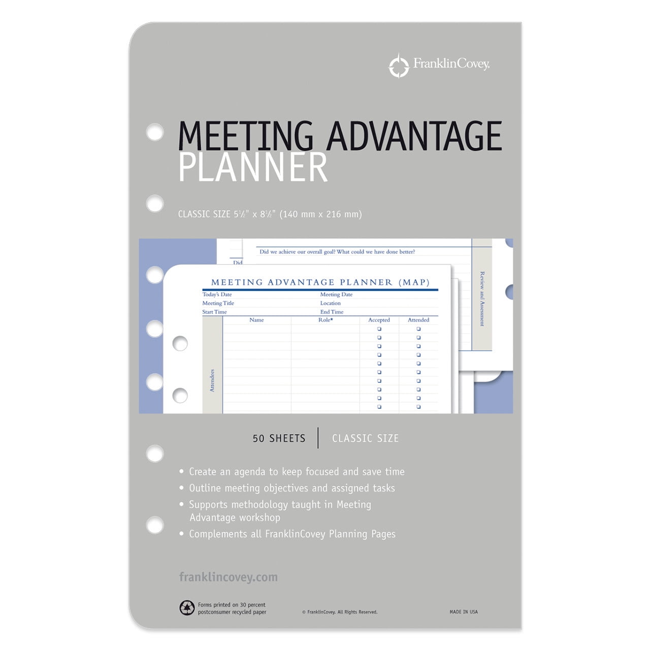 FranklinCovey Meeting Advantage Planner (Classic Size)
